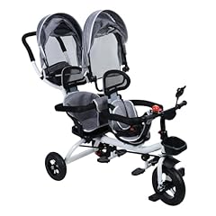 Poussette double tricycle d'occasion  Livré partout en France