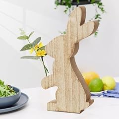 Wooden easter rabbit for sale  Delivered anywhere in UK