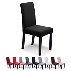 SaintderG® Stretchy Chair Cover Slipcovers 4 PCS Elastic for sale  Delivered anywhere in UK
