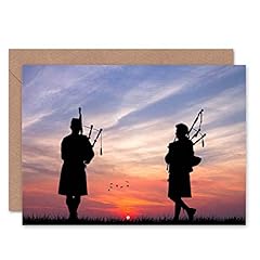 Scottish bagpipes silhouette for sale  Delivered anywhere in UK