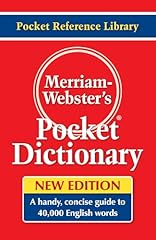 Merriam webster pocket for sale  Delivered anywhere in USA 