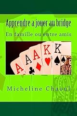 Apprendre jouer bridge d'occasion  Livré partout en France