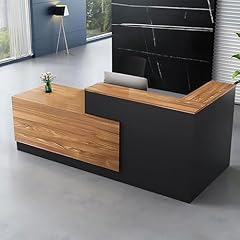 Black reception desk for sale  Delivered anywhere in USA 