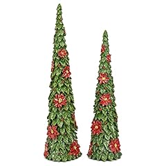 Poinsettia cone trees for sale  Delivered anywhere in USA 