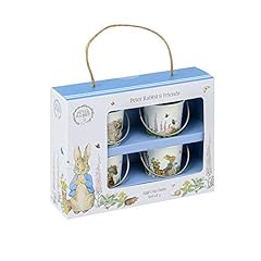Peter Rabbit Egg Cup Pails Set of 4 for sale  Delivered anywhere in UK