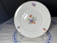 Assiette porcelaine fleurs d'occasion  Livré partout en Belgiqu