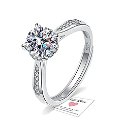 Moissanite engagement rings for sale  Delivered anywhere in Ireland