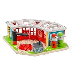 Bigjigs rail deposito usato  Spedito ovunque in Italia 