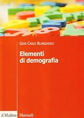 Elementi demografia usato  Spedito ovunque in Italia 