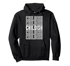 Childish pullover hoodie for sale  Delivered anywhere in UK