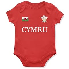 Cymru badge babygrow for sale  Delivered anywhere in UK