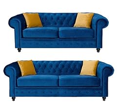Sofas hilton chesterfield for sale  Delivered anywhere in UK