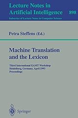 Machine translation lexicon for sale  Delivered anywhere in UK