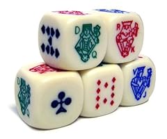 Colored poker dice for sale  Delivered anywhere in Ireland