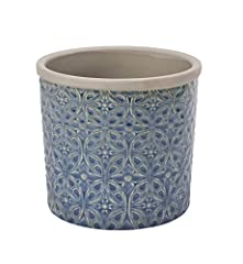 Burgon & Ball Porto Indoor Glazed Ceramic Plant Pot, used for sale  Delivered anywhere in UK