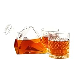 Diamond shaped decanter for sale  Delivered anywhere in USA 
