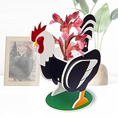 Lnakio rooster planter for sale  Delivered anywhere in USA 