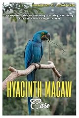 Hyacinth macaw care usato  Spedito ovunque in Italia 