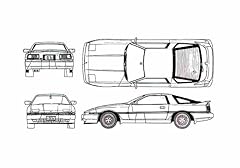 Photo blueprint toyota for sale  Delivered anywhere in UK