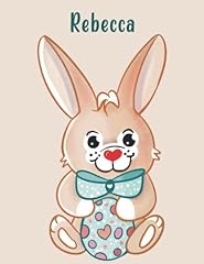 Rebecca personalized rabbit for sale  Delivered anywhere in UK
