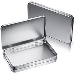 Rectangular metal tin for sale  Delivered anywhere in USA 