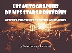 Autographes stars préférées d'occasion  Livré partout en France