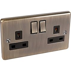 Antique brass 2gang for sale  Delivered anywhere in UK