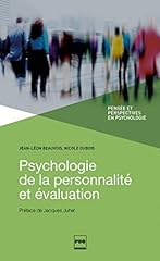Psychologie personnalite evalu d'occasion  Livré partout en France