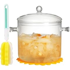 Clear glass cooking for sale  Delivered anywhere in USA 
