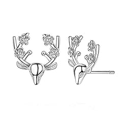 Deer earrings rivet for sale  Delivered anywhere in UK