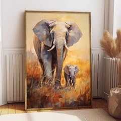 Abstract elephant painting for sale  Delivered anywhere in USA 
