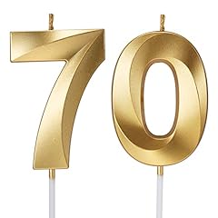 70th birthday candles for sale  Delivered anywhere in USA 