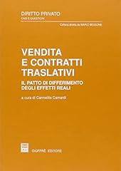 Vendita contratti traslativi usato  Spedito ovunque in Italia 