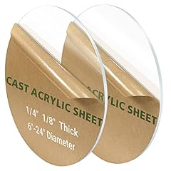 Pieces round plexiglass for sale  Delivered anywhere in USA 