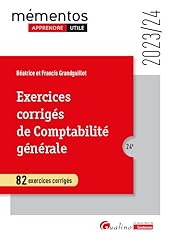 Exercices corrigés comptabili d'occasion  Livré partout en France