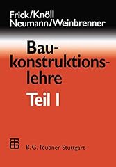 Baukonstruktionslehre teil 1 gebraucht kaufen  Wird an jeden Ort in Deutschland
