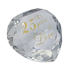 25th anniversary crystal for sale  Delivered anywhere in USA 