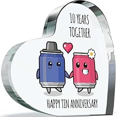 10th anniversary plaque for sale  Delivered anywhere in UK