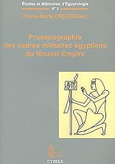 Prosopographie cadres militair d'occasion  Livré partout en France