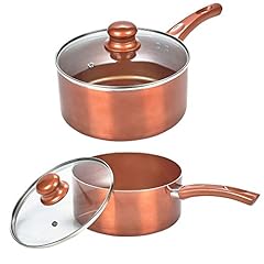 Saucepan ceramic copper for sale  Delivered anywhere in Ireland