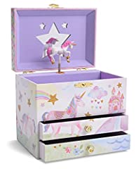 Jewelkeeper Musical Jewelry Box with 2 Pullout Drawers, for sale  Delivered anywhere in USA 