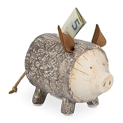 Relaxdays sparschwein baumrind gebraucht kaufen  Wird an jeden Ort in Deutschland