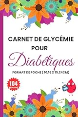 Carnet glycémie diabétiques d'occasion  Livré partout en France
