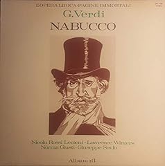 Giuseppe verdi nabucco. usato  Spedito ovunque in Italia 