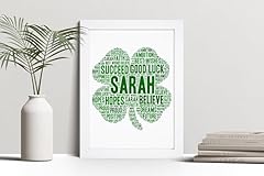 Personalised four leaf for sale  Delivered anywhere in UK