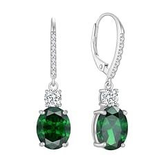 Emerald dangle drop for sale  Delivered anywhere in UK