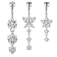 Crdifu 3stk bauchnabelpiercing gebraucht kaufen  Wird an jeden Ort in Deutschland