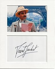 David suchet signed for sale  Delivered anywhere in UK