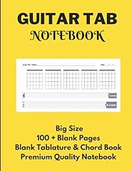 Guitar tab notebook for sale  Delivered anywhere in USA 