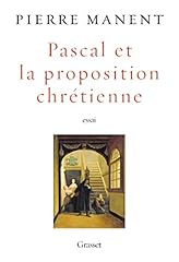 Pascal proposition chrétienne d'occasion  Livré partout en France